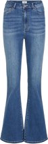 Object Jeans Objdiju Mw Flared Jeans Rep 23037314 Medium Blue Denim Dames Maat - M