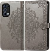 iMoshion Mandala Booktype Oppo Find X3 Lite hoesje - Grijs