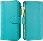 iMoshion Luxe Portemonnee iPhone 13 hoesje - Turquoise