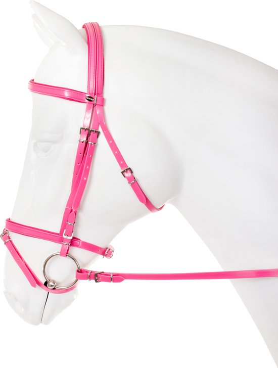 Horka Hoofdstel Pvc Flashy Wit - paard Horka Hoofdstel Pvc Flashy Wit - paard