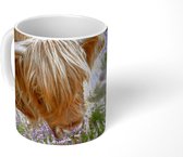 Mok - Schotse Hooglander - Gras - Heide - Dieren - 350 ML - Beker
