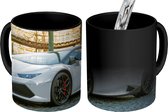 Magische Mok - Foto op Warmte Mok - Lamborghini - Auto - Wit - 350 ML