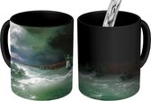 Magische Mok - Foto op Warmte Mok - Passage of the Jews through the Red Sea - schilderij van Ivan Aivazovsky - 350 ML