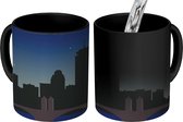 Magische Mok - Foto op Warmte Mok - de skyline van Boston bij nacht - 350 ML