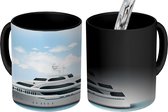Magische Mok - Foto op Warmte Mok - een puntig jacht op zee - 350 ML