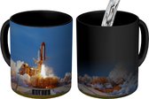 Magische Mok - Foto op Warmte Mok - Lancering van de space shuttle - 350 ML - Uitdeelcadeautjes