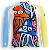 UVEA Tshirt rashguard anti UV 80+ jersey lange mouwen INDIANA - Maat 9/18 maanden - funnyjelly print