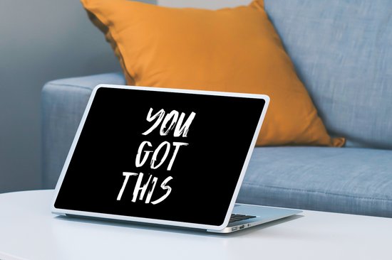 Sticker ordinateur portable - 14 pouces - Citations - You got this - Proverbes