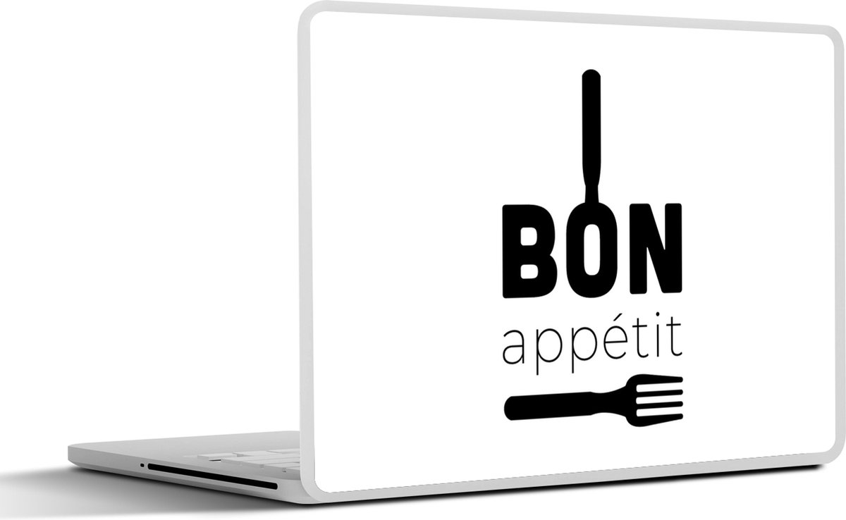 Afbeelding van product SleevesAndCases  Laptop sticker - 10.1 inch - Quotes - Bestek - Bon appetit