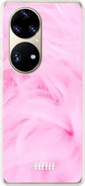 6F hoesje - geschikt voor Huawei P50 Pro -  Transparant TPU Case - Cotton Candy #ffffff