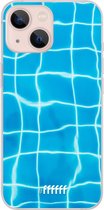 6F hoesje - geschikt voor iPhone 13 Mini -  Transparant TPU Case - Blue Pool #ffffff