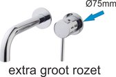 Bally Rozet 75mm Voor Kraangedeelte 29.4111 Chroom