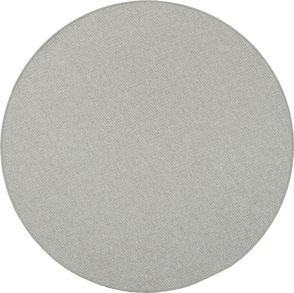 Snapstyle Vloerkleed Bentzon Natuur Platweave Rond Zilver