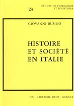 Cahiers d'Humanisme et Renaissance - Histoire et société en Italie