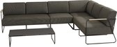 4 Seasons Outdoor Coast Lounge hoekbank + Dali tafel rechthoek - 5 delig