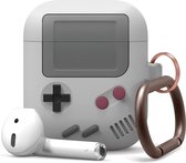 YONO Airpods Hoesje - Case Retro Game Console Design - Grijs