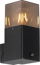 QAZQA denmark - Moderne Wandlamp voor buiten - 1 lichts - D 11.7 cm - Zwart - Buitenverlichting