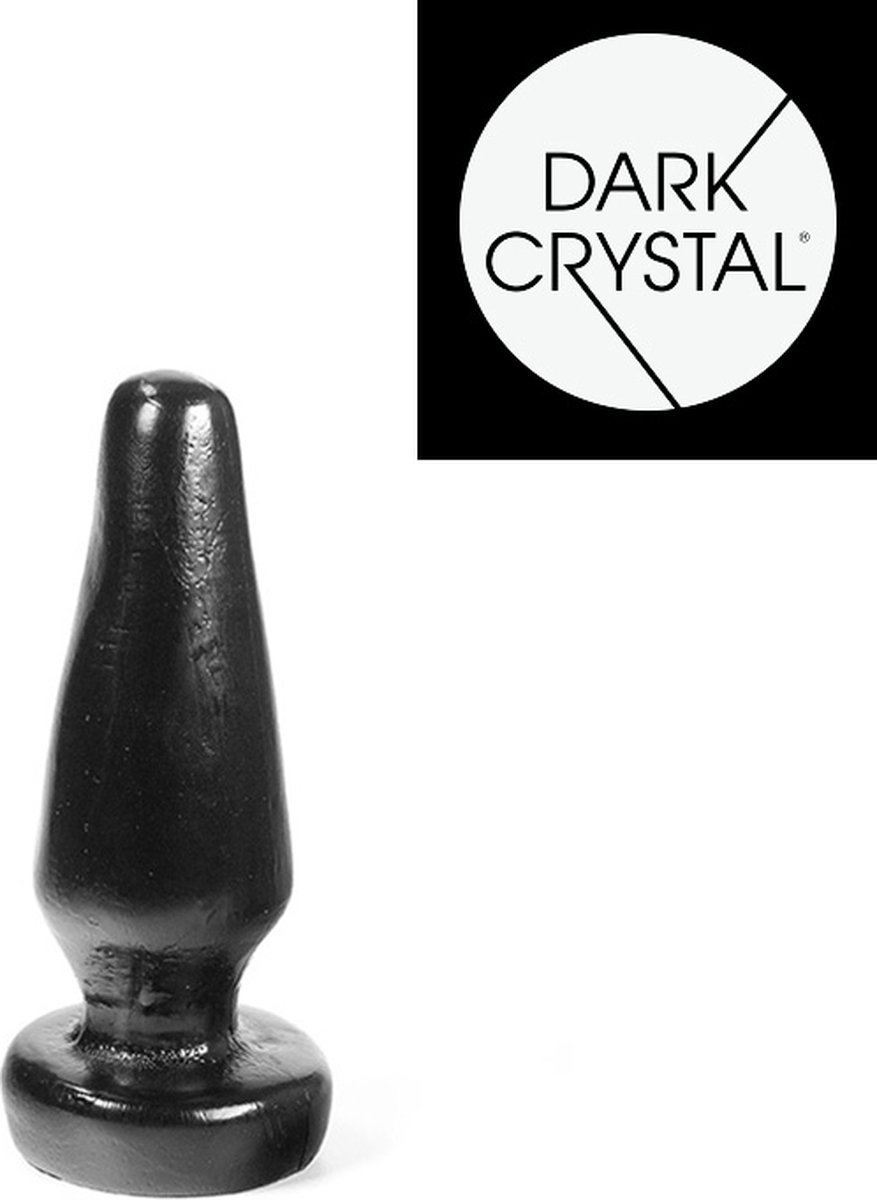 Goedkoopste Dark Crystal Buttplug 13,5 x 4,7 cm - zwart