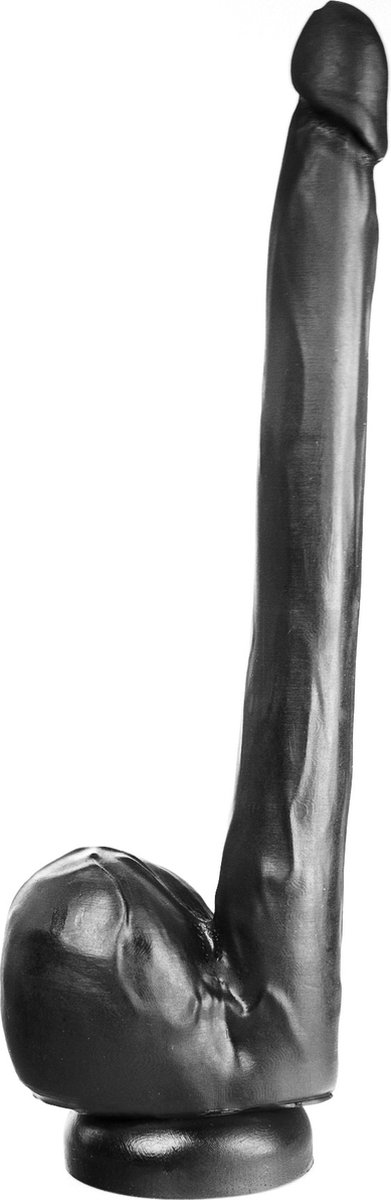 Goedkoopste 515 line - Dildo - Lengte 30.5 cm - Diameter 3.3 cm - Met Zuignap - Zwart