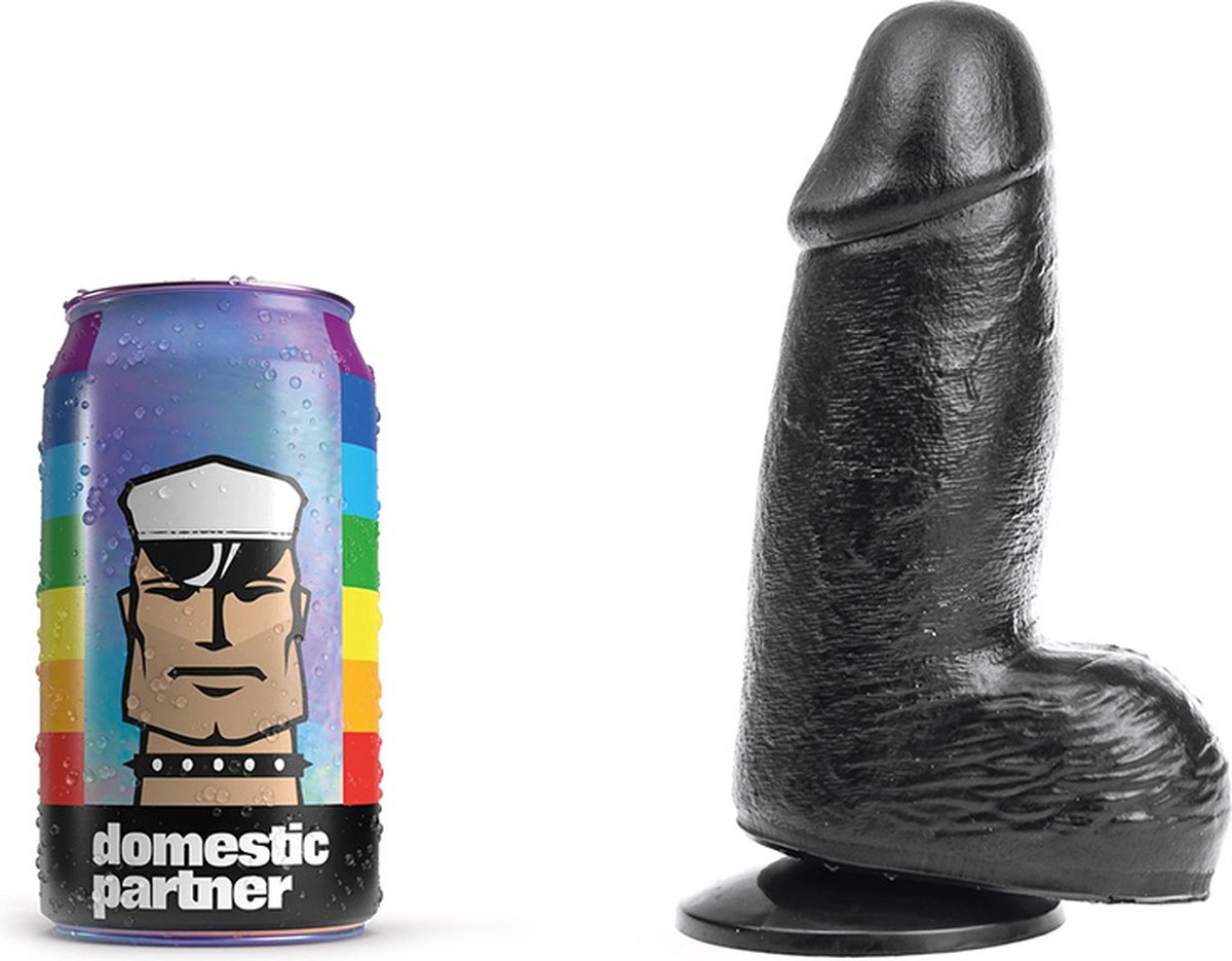 Goedkoopste Domestic Partner - Dildo Hans - Small - Zwart