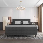 Boxspring 180x200 - 2-Persoons Boxspring - Boxspring Delta Plus - Zwart