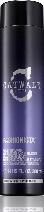 TIGI Catwalk Fashionista Violet Shampoo-300 ml - Normale shampoo vrouwen - Voor Alle haartypes