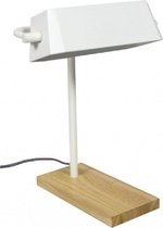 Wit metalen en houten JETSON lamp van RedCartel