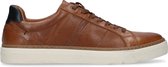 No Stress - Heren - Cognac leren sneakers - Maat 44