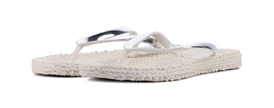 Ilse Jacobsen Slippers / Teenslippers Dames - Cheerful04M - Zilver - Maat  38 | bol.com