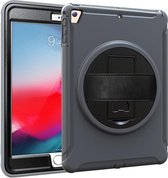 Apple iPad Mini 3 / 2 / 1 Hybride Kickstand Hoesje Handriem Grijs