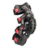 Alpinestars Bionic-10 Black Red Carbon Left Knee Brace XL-XXL