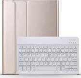 Shop4 - iPad Pro 11 (2022 / 2021 / 2020) Toetsenbord Hoes - Bluetooth Keyboard Cover Goud