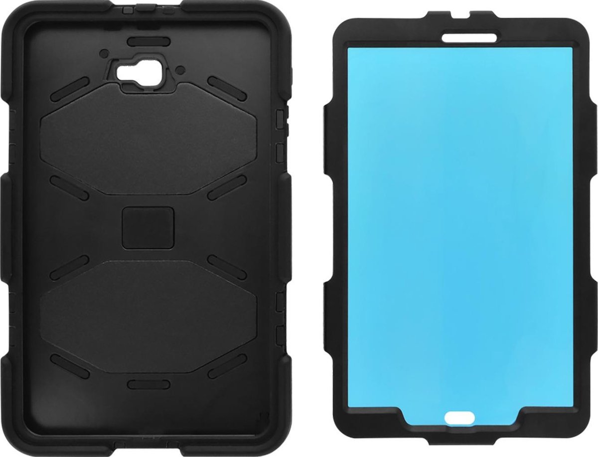 Azuri robuust hoesje bulk - Voor Samsung Galaxy Tab A (T580/T585) - Zwart