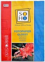 Soho Fotopapier Glossy A4 21 X 29,7 Cm Papier Wit 25 Stuks