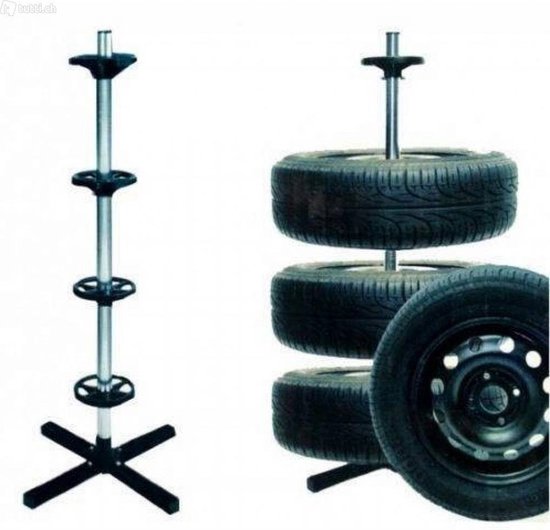 Support de pneu de voiture Pro + Support de jante aluminium XL pour 4 pneus  | bol