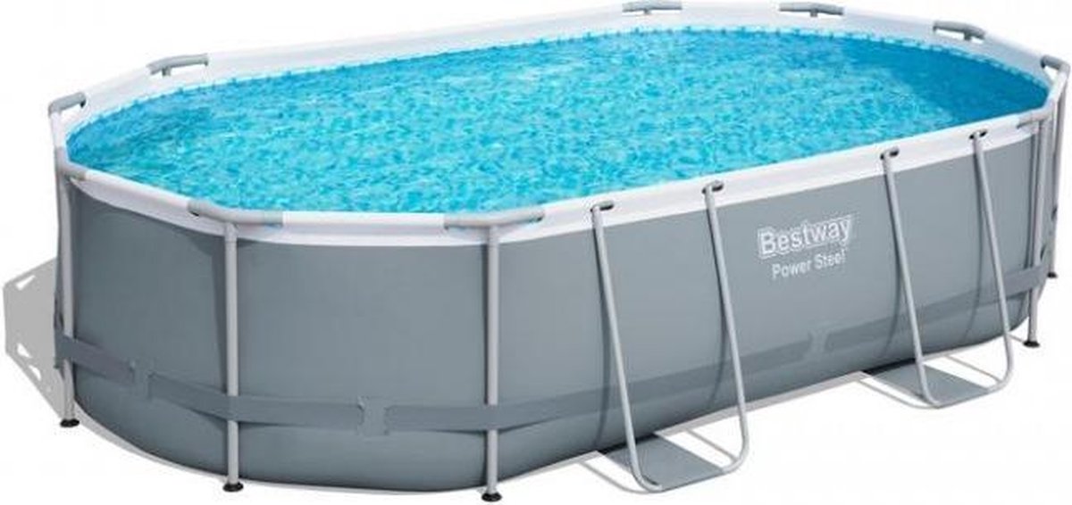 Bestway Power Steel kit piscine ovale 488x305x107 cm 56448