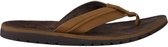 Reef Voyage Lux Heren Slippers - Dk Bro/Lt Bro - Maat 44