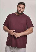 Urban Classics Heren Tshirt -S- Basic Bordeaux rood