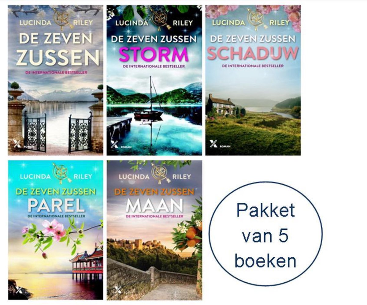 De Zeven Zussen - Lucinda Riley Nederlandse Boeken - Pakket De Zeven Zussen  1,2,3,4 En... | Bol.Com