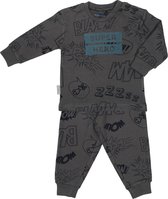 Frogs and Dogs - Pyjama Superheld - Antraciet - Maat 74 - Jongens