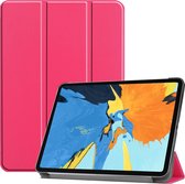 Hoes Geschikt voor iPad Pro 2020 (11 inch) Hoes Luxe Hoesje Book Case - Hoesje Geschikt voor iPad Pro 11 inch (2020) Hoes Cover - Roze