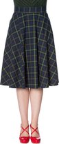 Dancing Days Rok -M- MRS CLAUSE PLEATED Groen