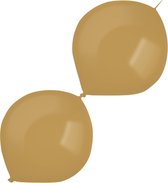 Amscan Slingerballonnen 30 Cm Latex Bruin 50 Stuks