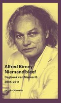 Boek cover Niemand bleef van Alfred Birney