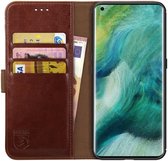 Rosso Element Oppo Find X2 Hoesje Book Cover Bruin