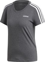 adidas Essentials Slim Shirt Dames - grijs - maat S