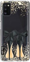 Casetastic Samsung Galaxy A41 (2020) Hoesje - Softcover Hoesje met Design - Sparkling Shoes Print