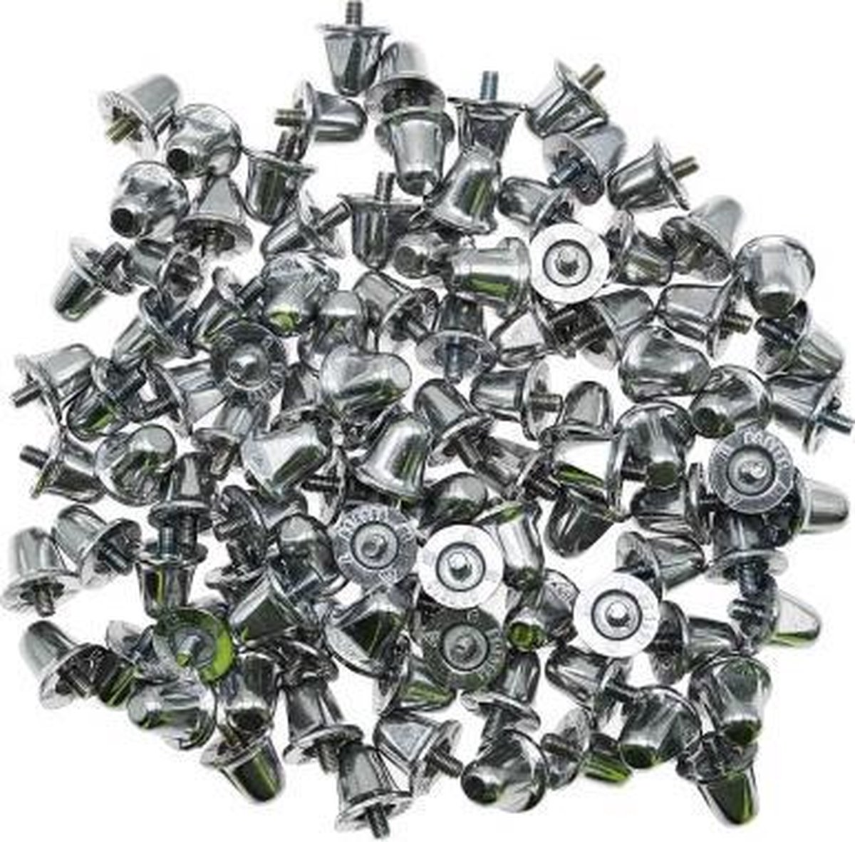 Precision Schroefnoppen Rugby 15 Mm Aluminium Zilver 100 Stuks | bol.com