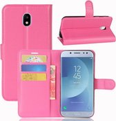 Coverup Book Case - Geschikt voor Samsung Galaxy J3 (2017) Hoesje - Roze