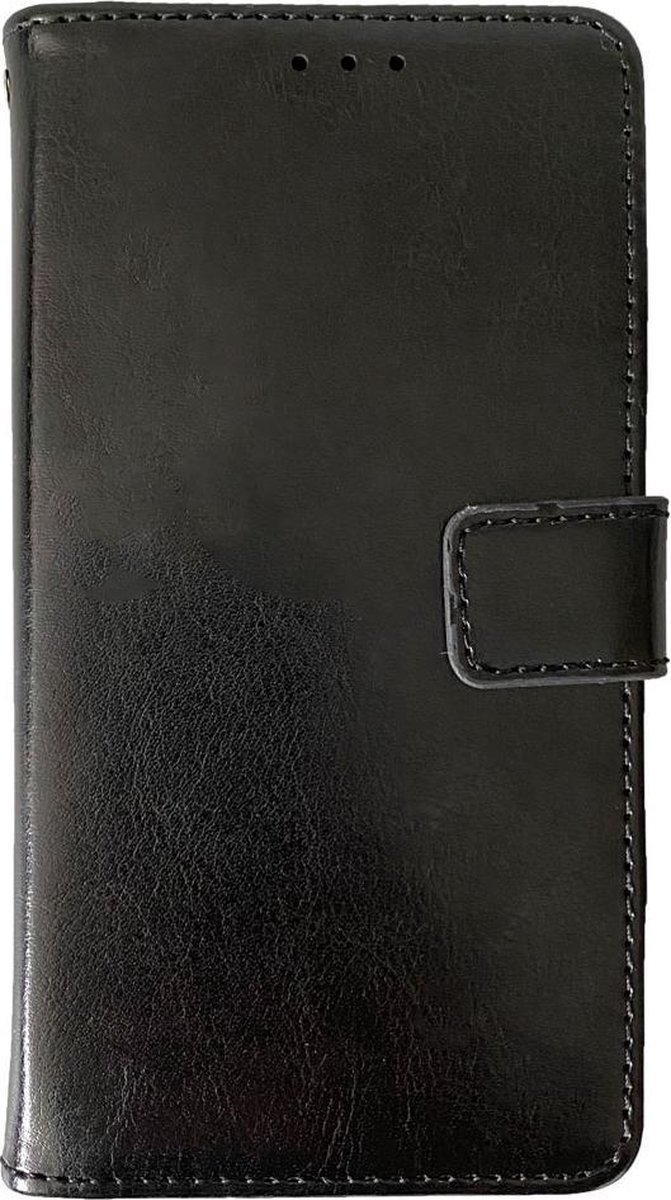 geschikt voor apple - iphone 11 pro - book case - zwart - inclusief 1 extra screenprotector